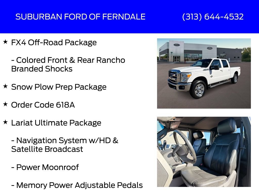 Used 2013 Ford F350 Lariat w/ Lariat Ultimate Pkg AWD/4WD image 9