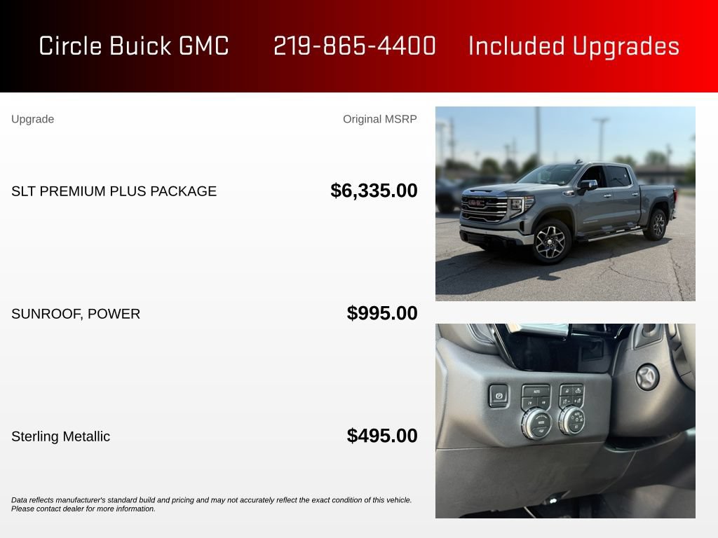 New 2026 GMC Sierra 1500 SLT w/ SLT Premium Plus Package AWD/4WD image 3
