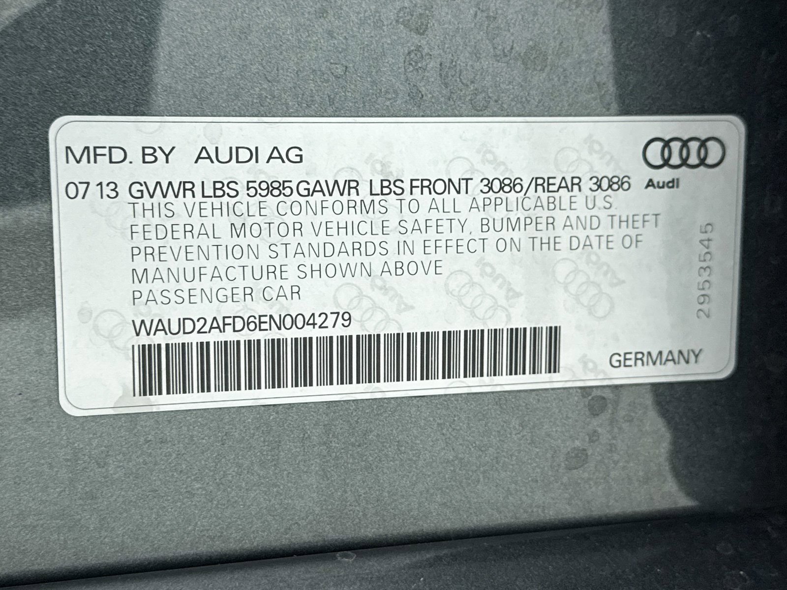 Used 2014 Audi S8 w/ Full Leather Package image 37