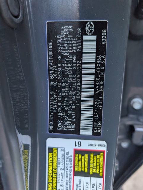 Used 2025 Toyota Camry LE FWD image 39