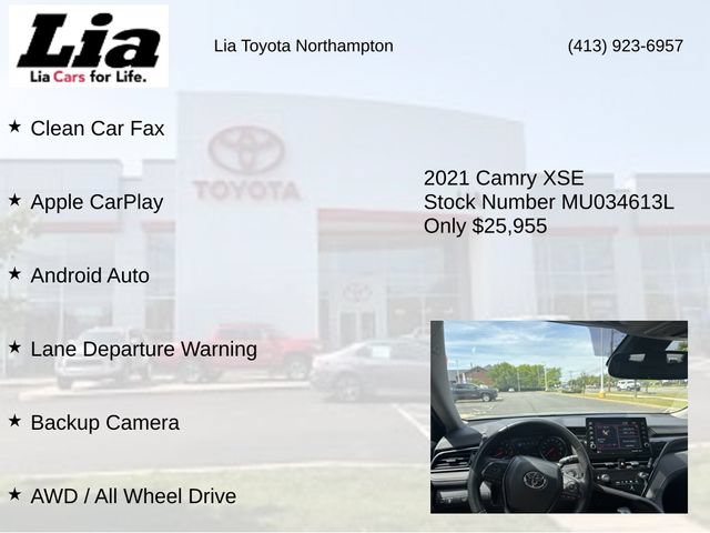 Used 2021 Toyota Camry XSE AWD/4WD image 7