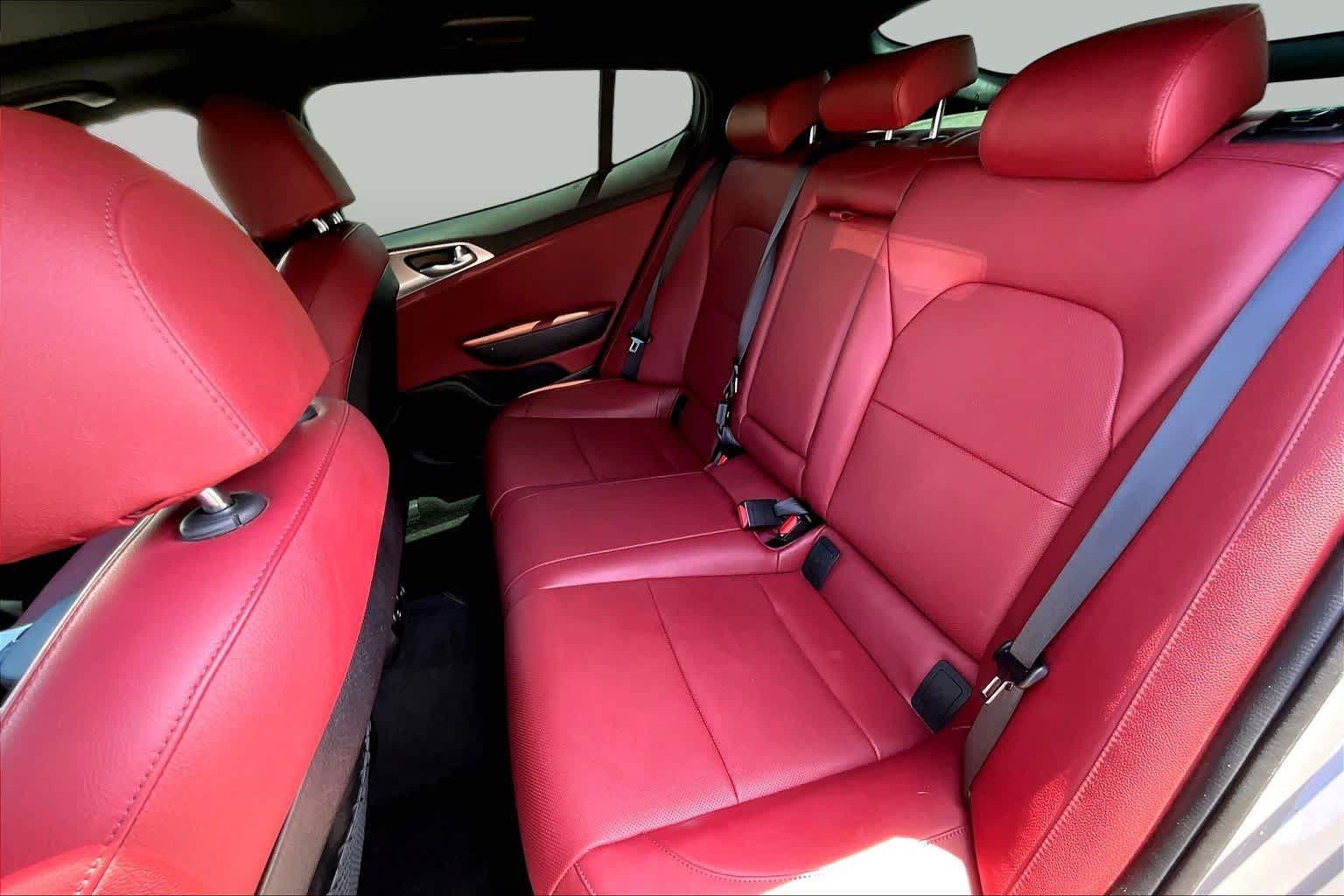 Used 2022 Kia Stinger GT1 w/ Red Interior Color Package RWD image 21