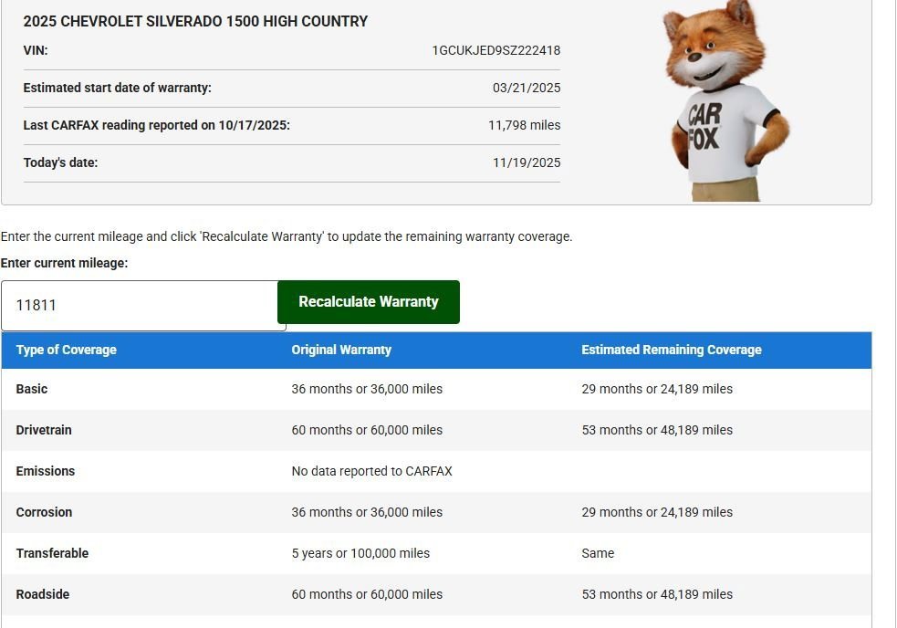 Used 2025 Chevrolet Silverado 1500 High Country w/ Midnight Edition image 82