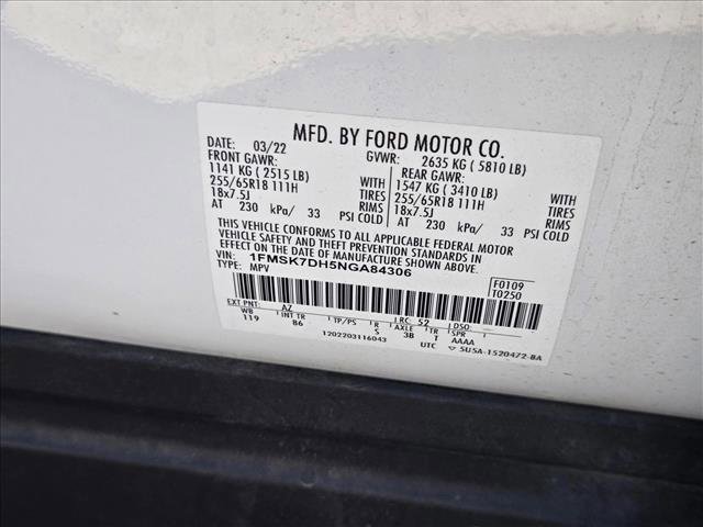 Used 2022 Ford Explorer XLT image 20