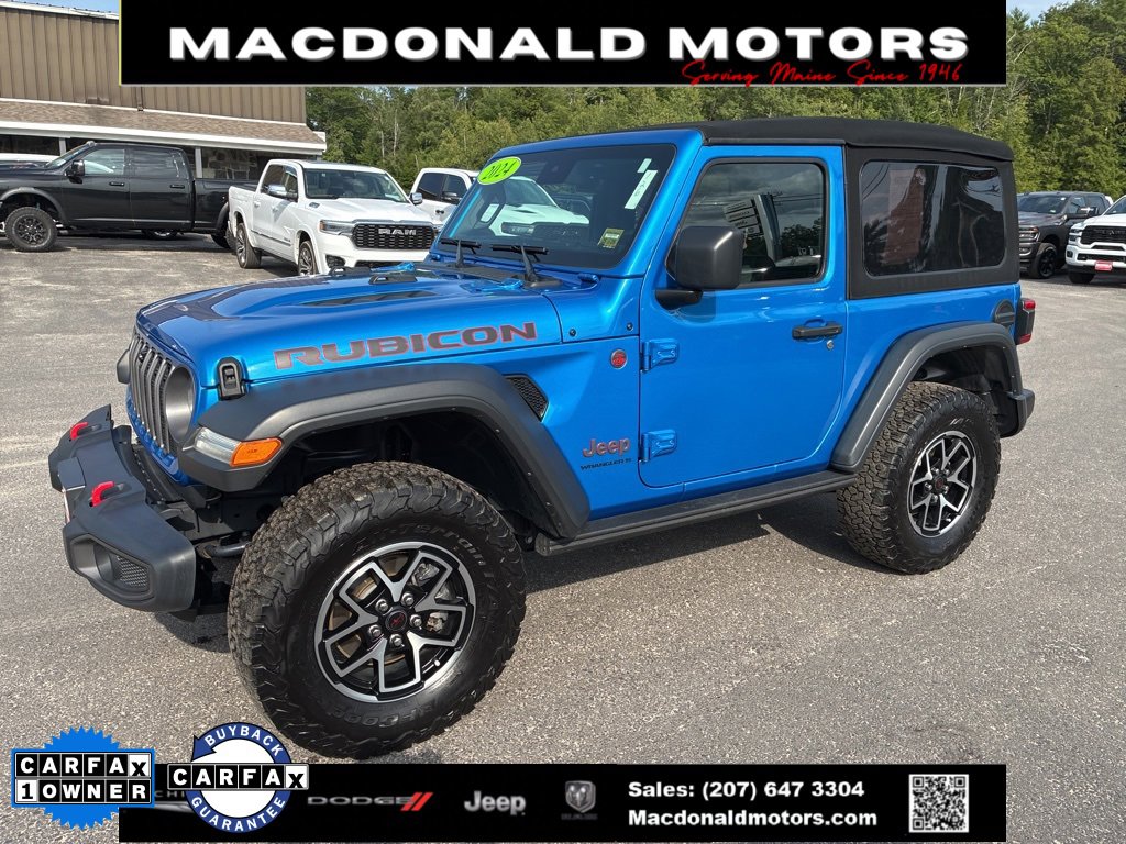 Used 2024 Jeep Wrangler Rubicon w/ Technology Group