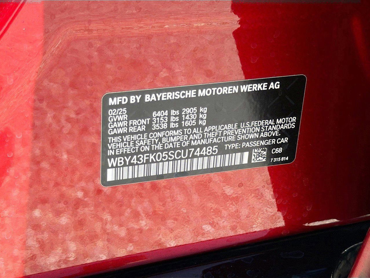 Certified 2025 BMW i5 M60 AWD/4WD image 43