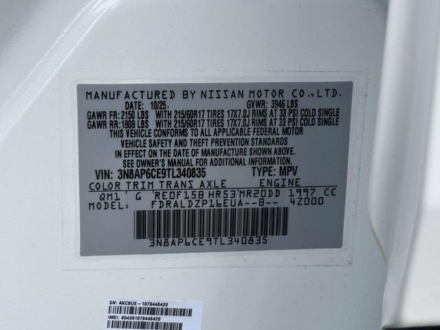 New 2026 Nissan Kicks SV w/ Cold Weather Package image 24