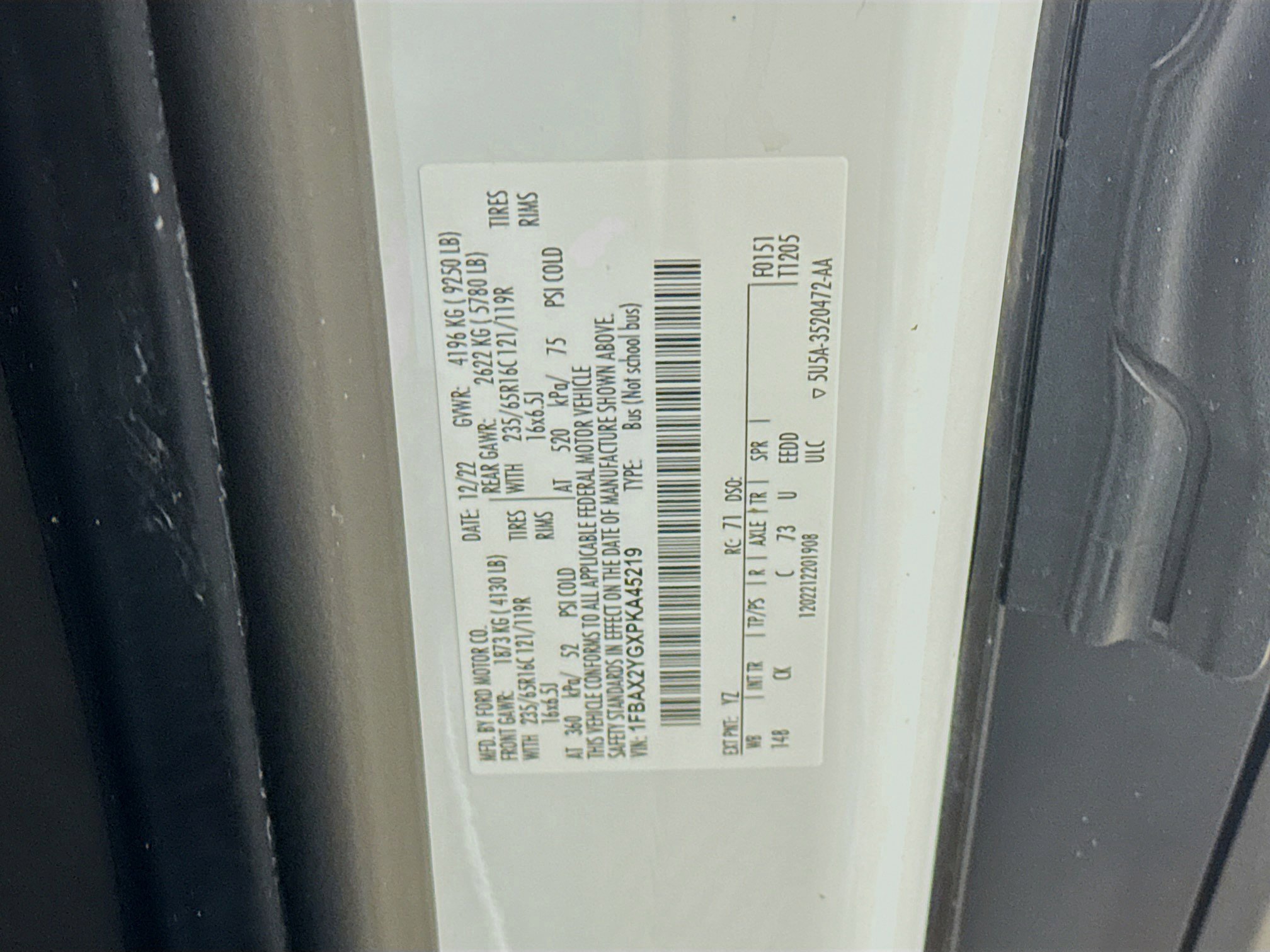 Used 2023 Ford Transit 350 XLT image 36