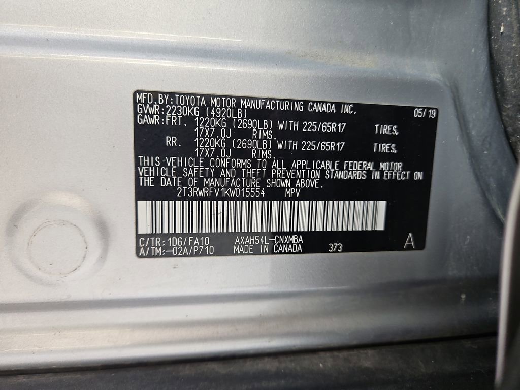 Used 2019 Toyota RAV4 XLE w/ Carpet Mat Package image 30