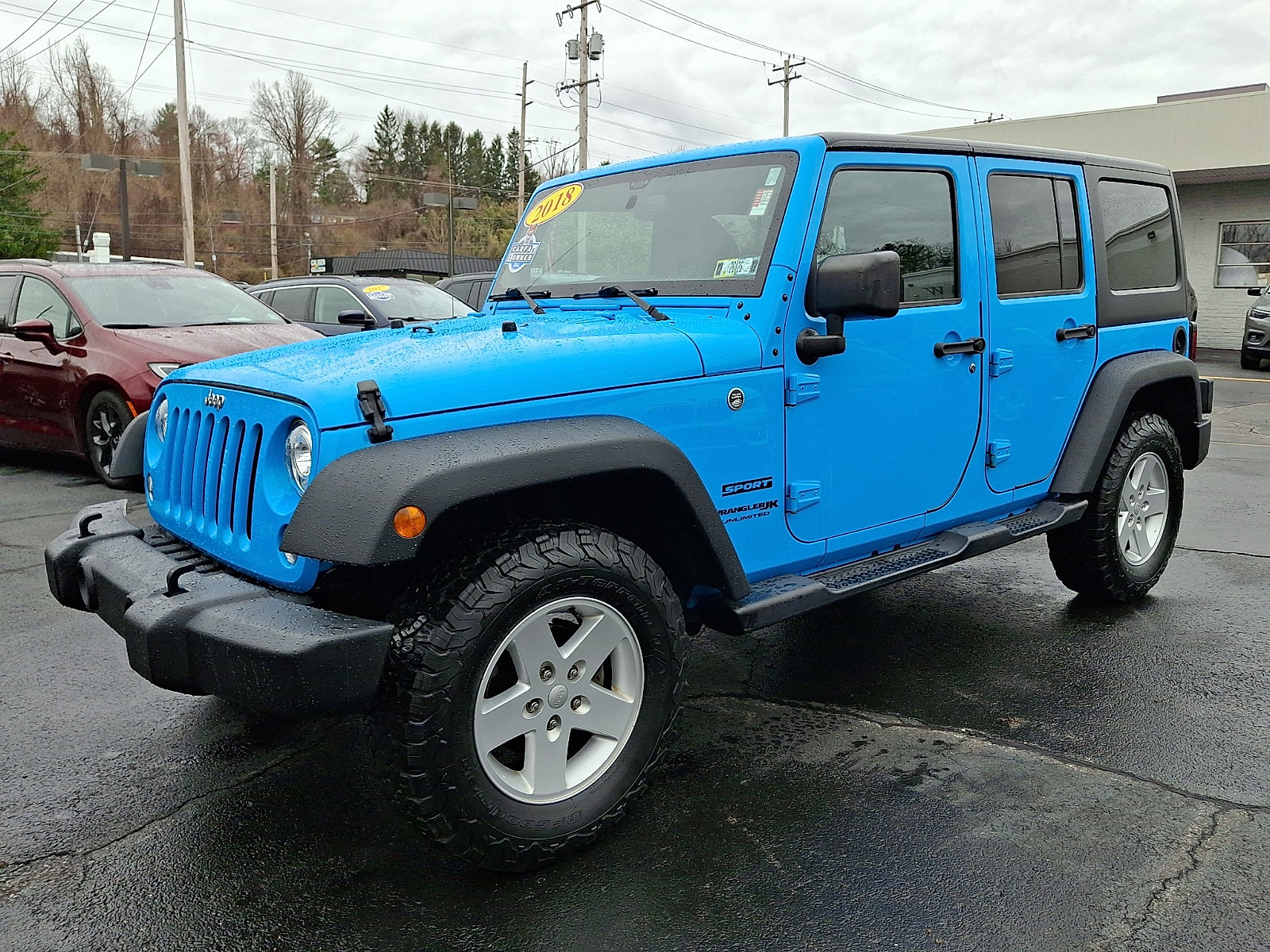 Certified 2018 Jeep Wrangler Unlimited Sport S image 3