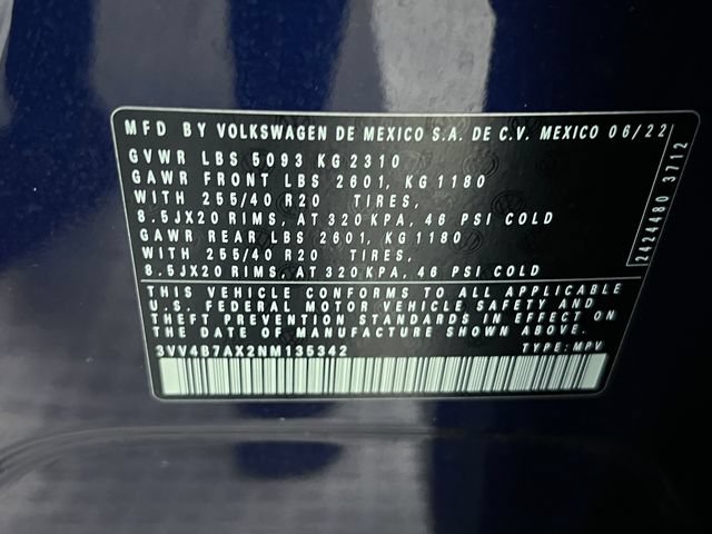 Certified 2022 Volkswagen Tiguan SEL R-Line AWD/4WD image 30