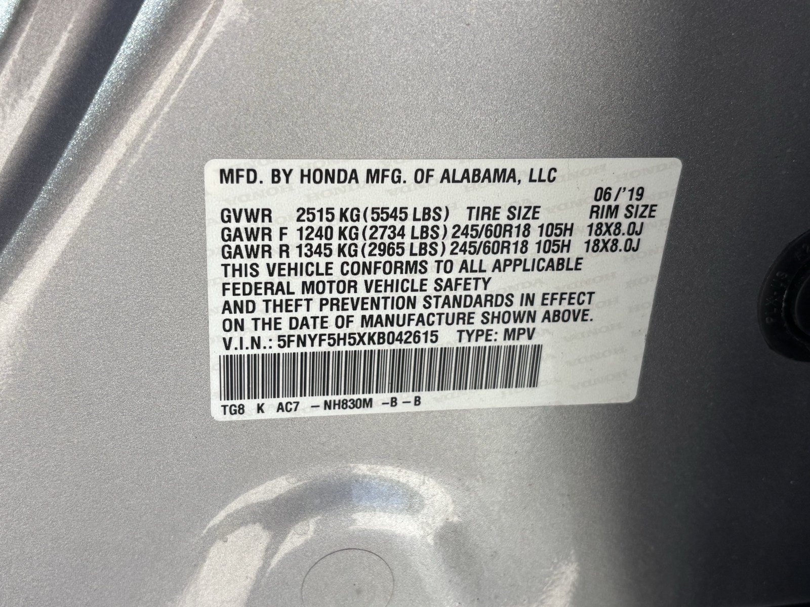 Used 2019 Honda Pilot EX-L image 37