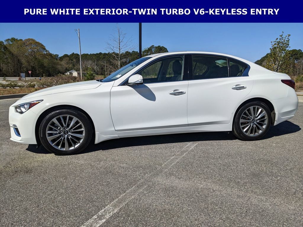 Used 2022 INFINITI Q50 Luxe w/ Cargo Package image 8