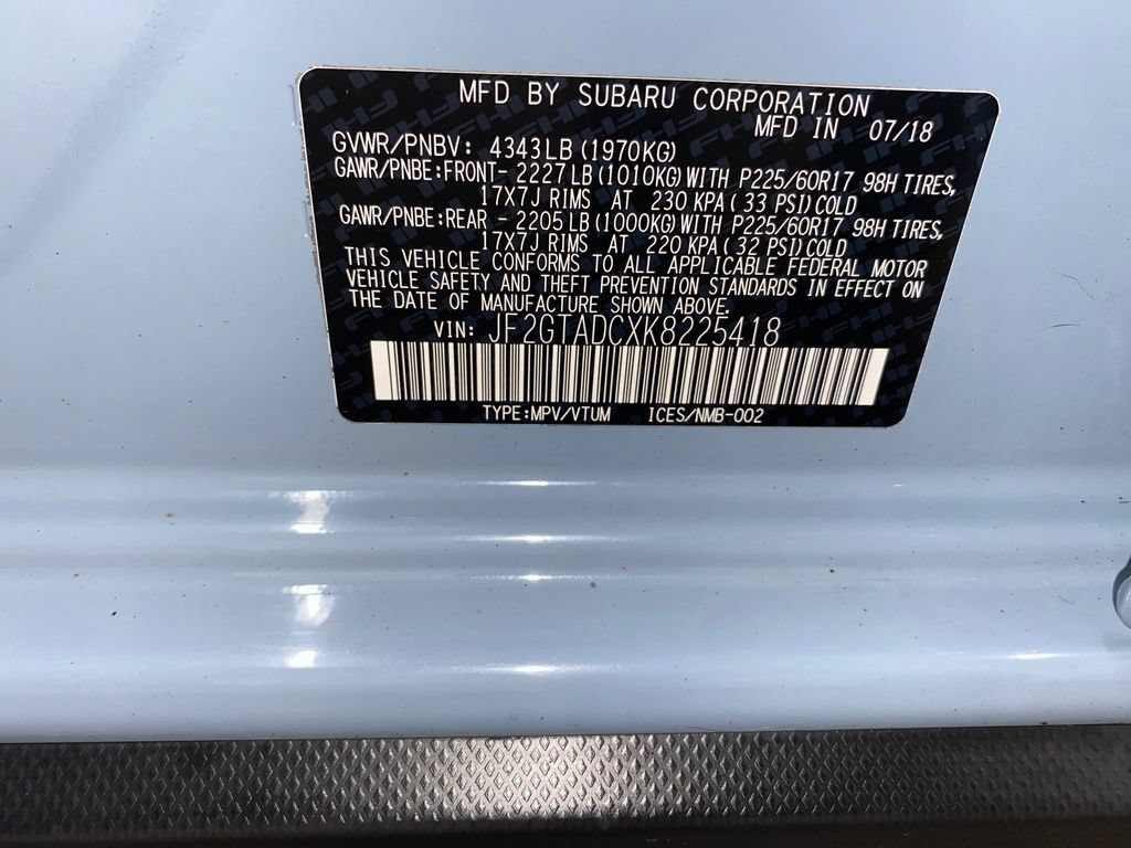 Used 2019 Subaru Crosstrek 2.0i Premium w/ Moonroof Package AWD/4WD image 27