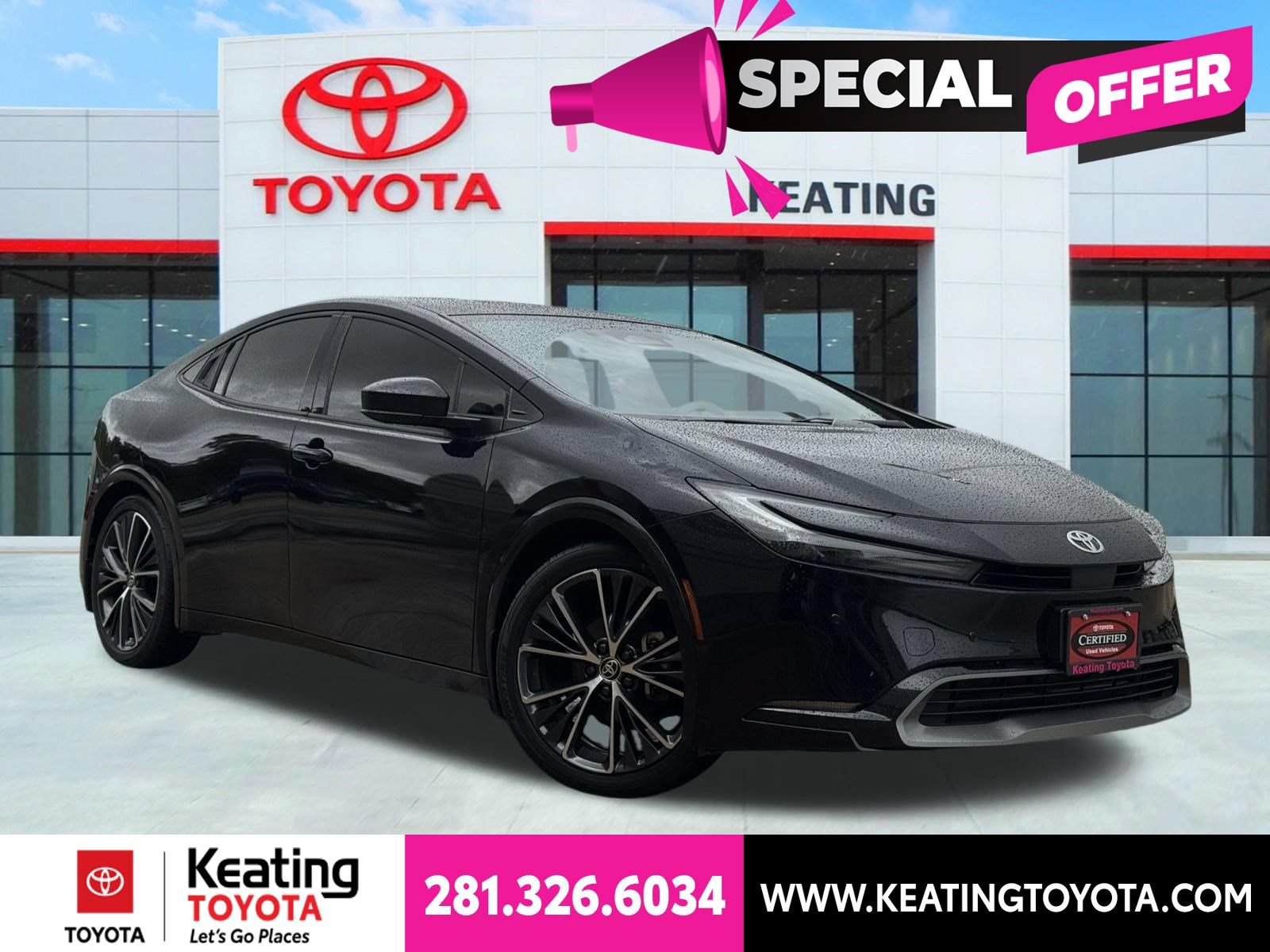 Certified 2024 Toyota Prius XLE FWD image 1