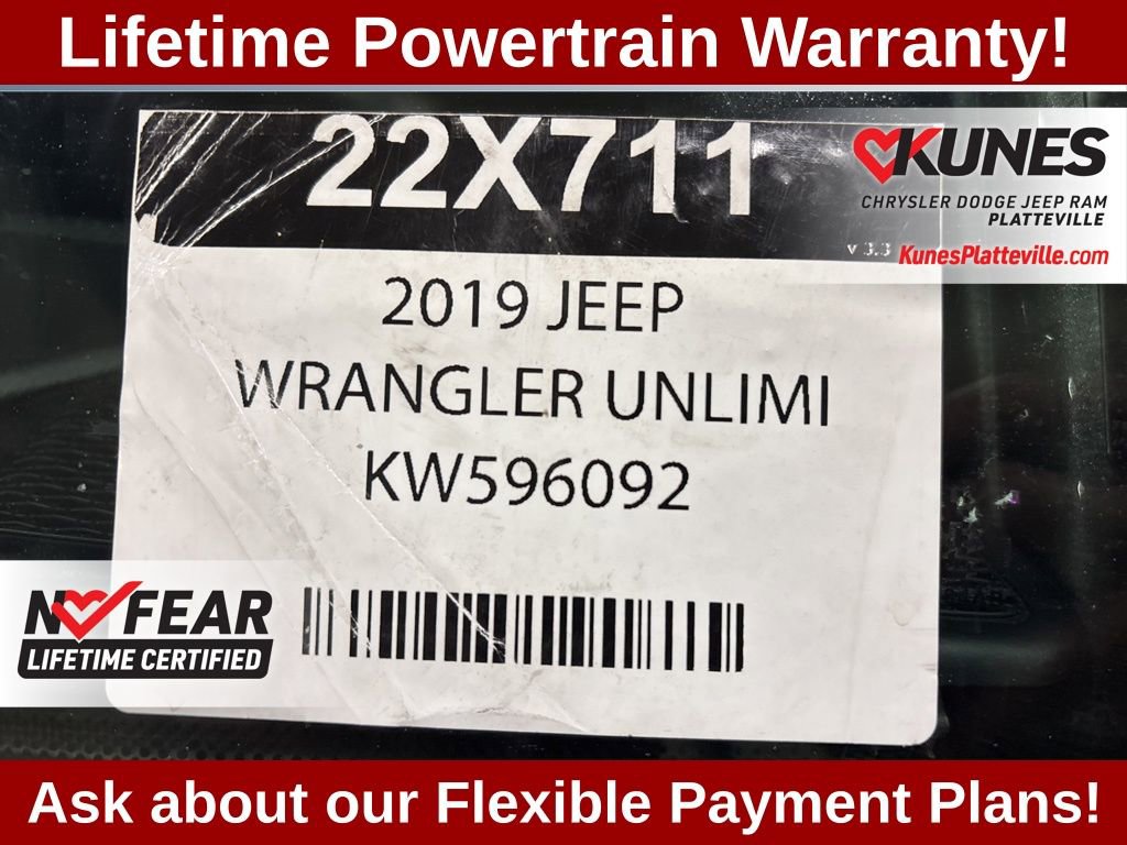 Used 2019 Jeep Wrangler Unlimited Sahara w/ Safety Group image 31