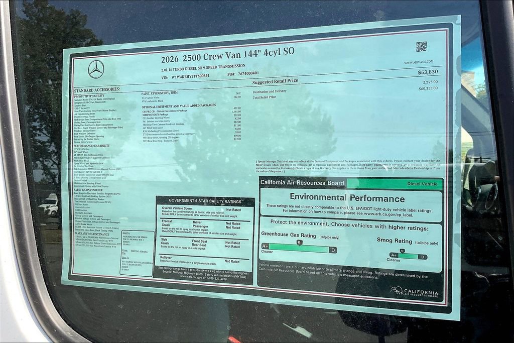 New 2026 Mercedes-Benz Sprinter 2500 image 11