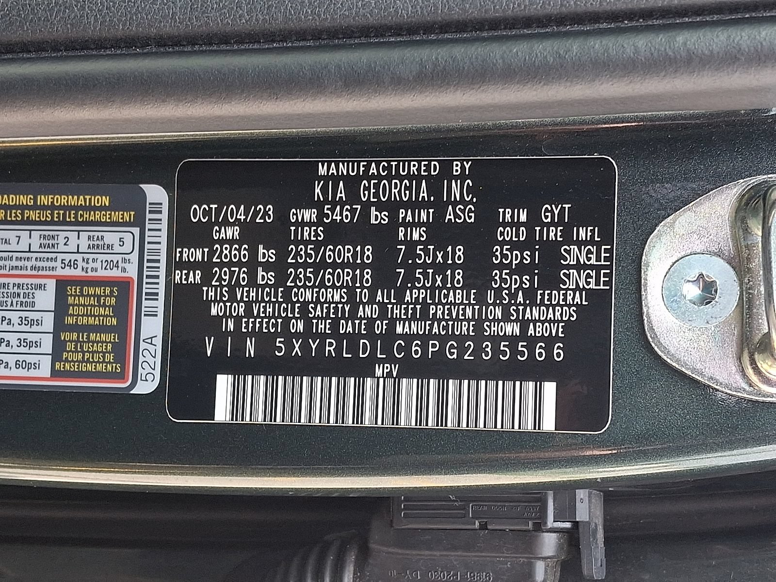 Used 2023 Kia Sorento S w/ Panoramic Sunroof Package AWD/4WD image 28