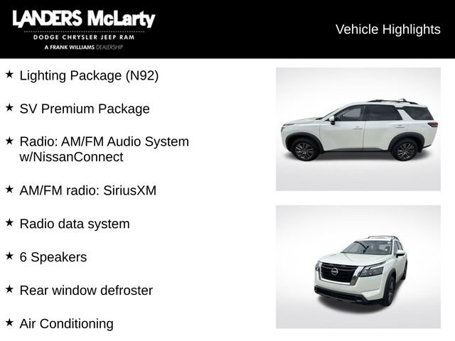 Used 2023 Nissan Pathfinder SV w/ SV Premium Package image 5