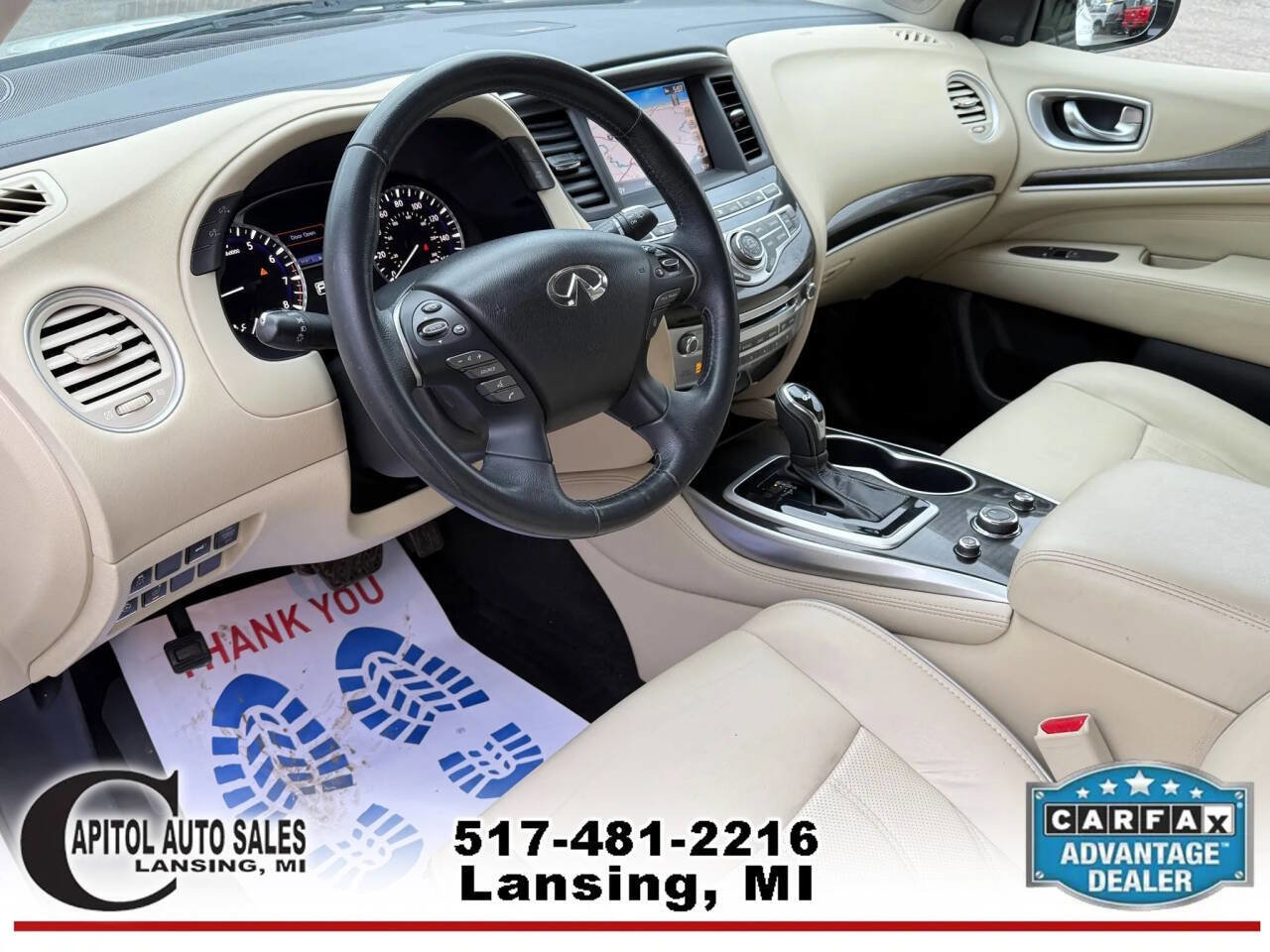 Used 2017 INFINITI QX60 AWD w/ Premium Plus Package image 11