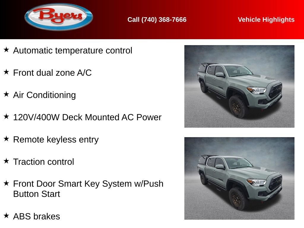 Used 2023 Toyota Tacoma 4x4 Double Cab w/ Trail Edition image 13