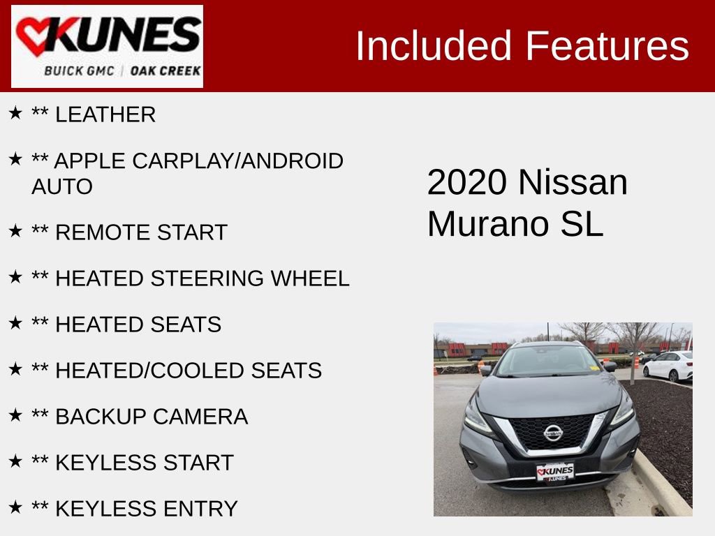 Used 2020 Nissan Murano SL image 2