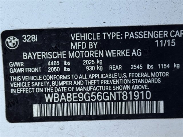 Used 2016 BMW 328i Sedan image 28