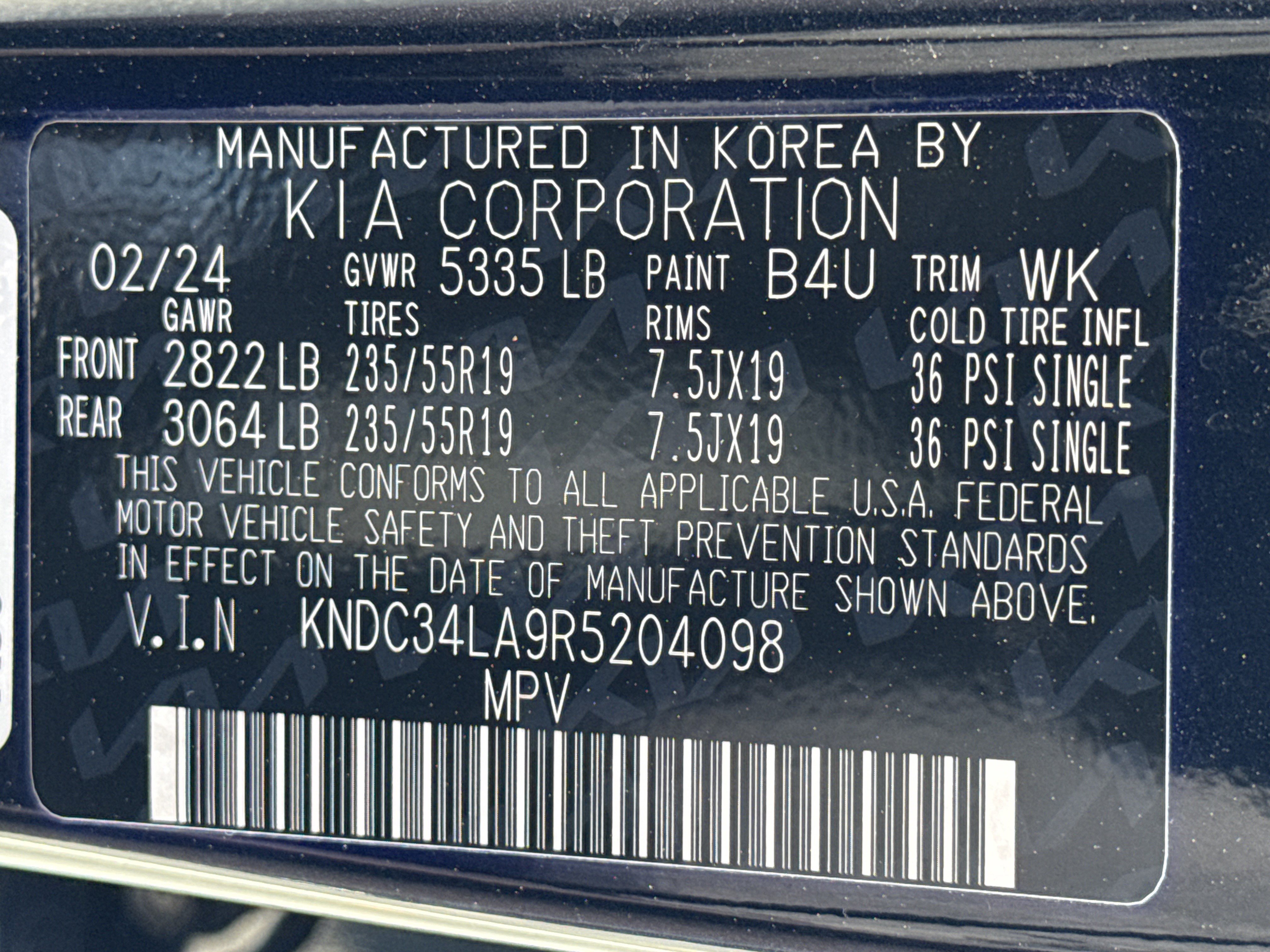 Used 2024 Kia EV6 Wind image 44