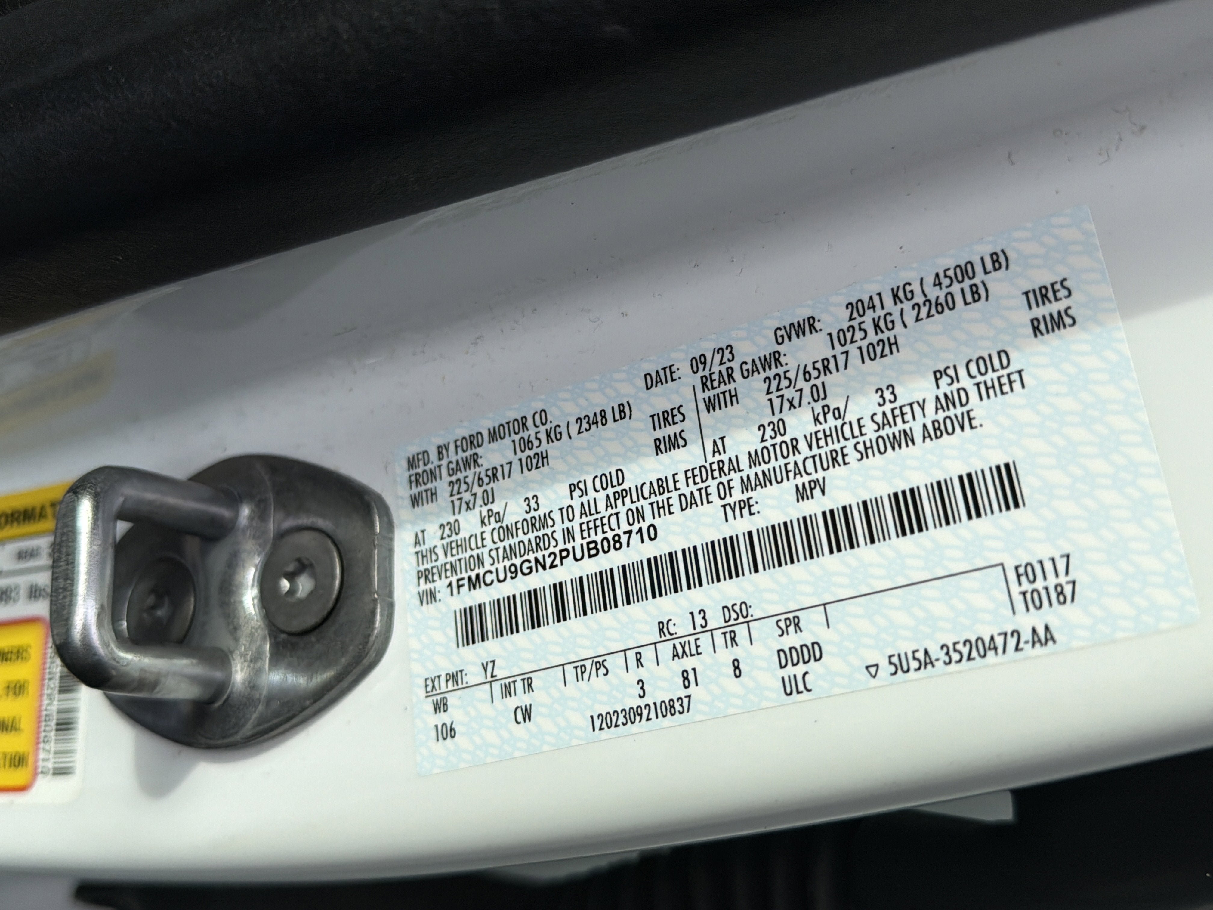 Used 2023 Ford Escape Active image 26