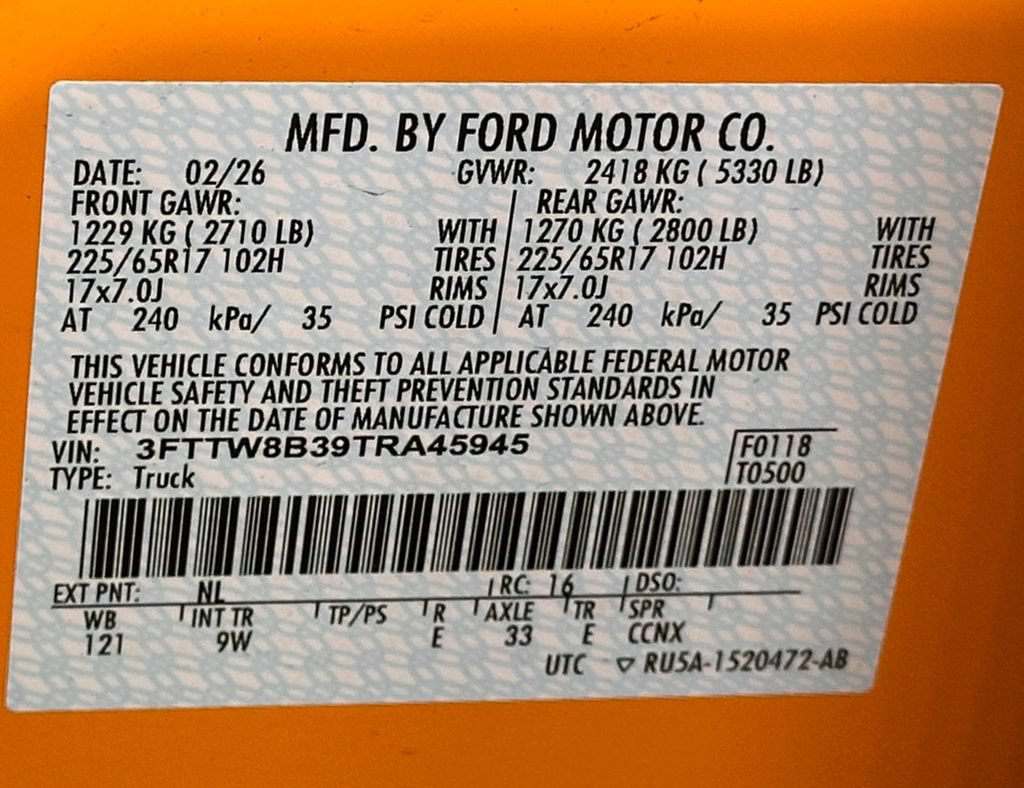 New 2026 Ford Maverick XL w/ Equipment Group 101A AWD/4WD image 39