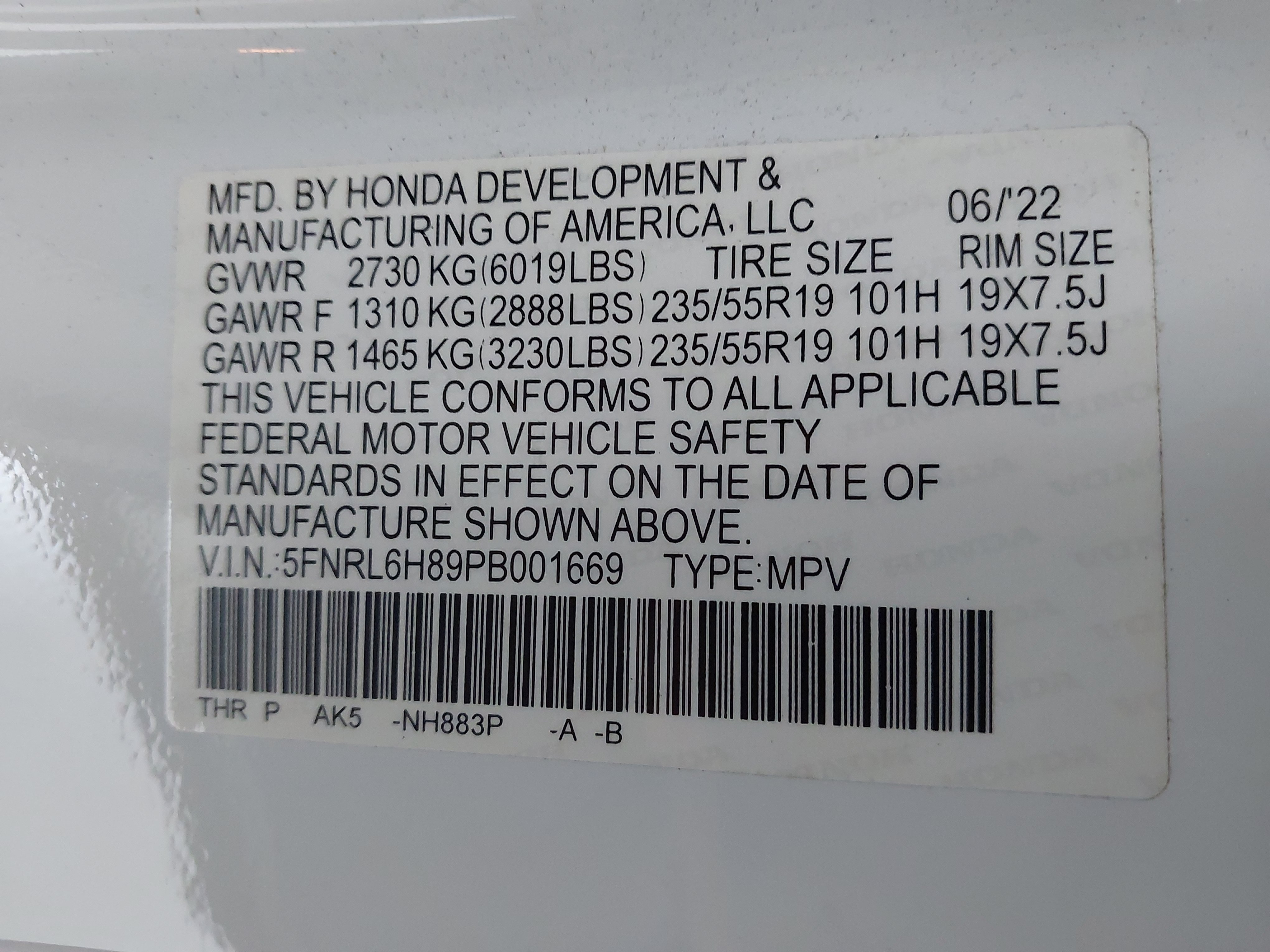 Used 2023 Honda Odyssey Touring image 34
