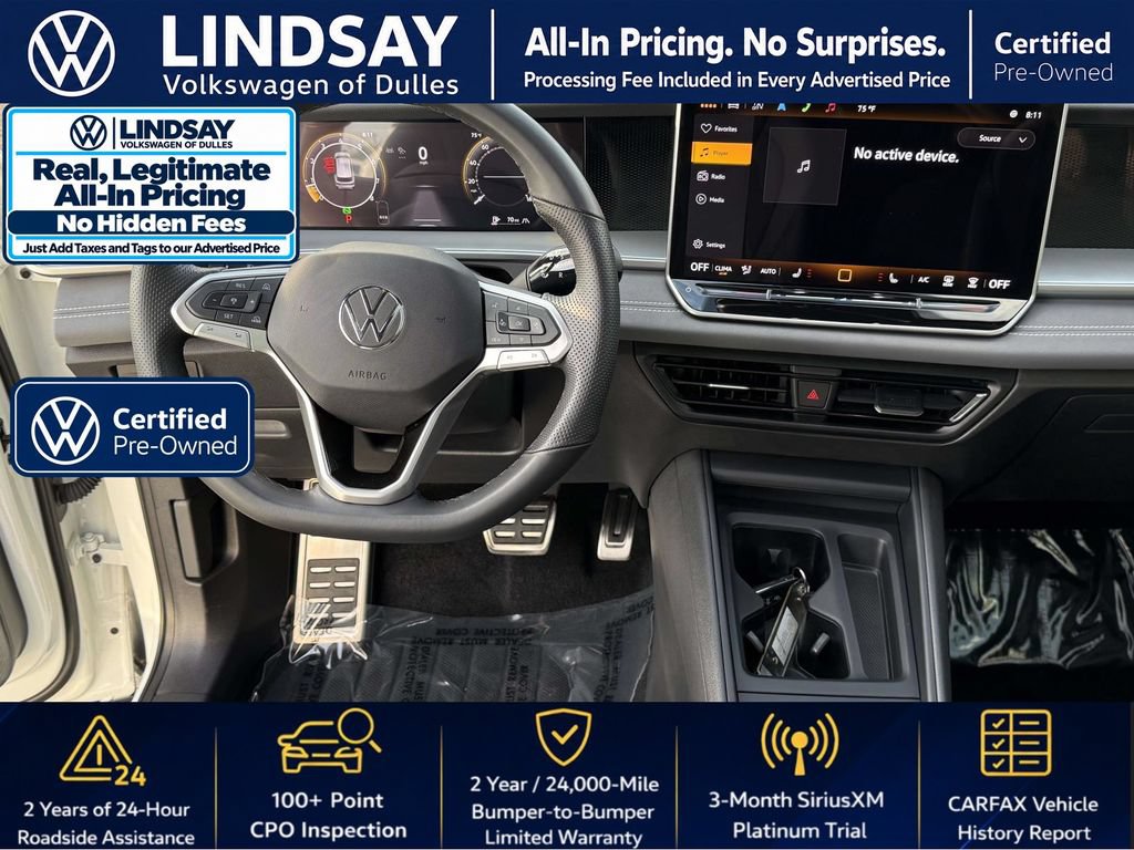 Certified 2025 Volkswagen Tiguan SE R-Line AWD/4WD image 11