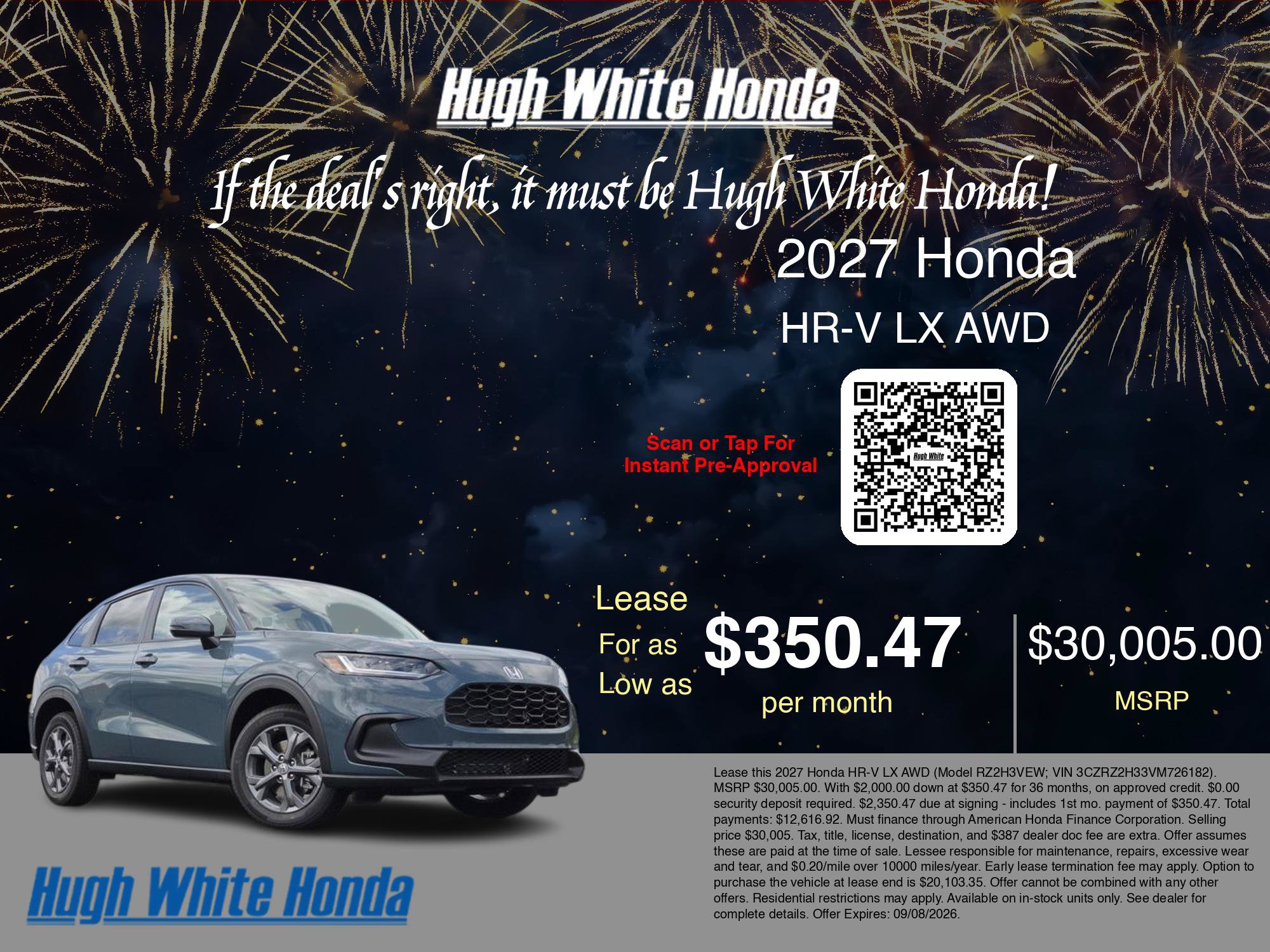 New 2027 Honda HR-V LX image 3
