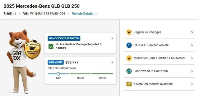 Certified 2025 Mercedes-Benz GLB 250 GLB 250 image 3
