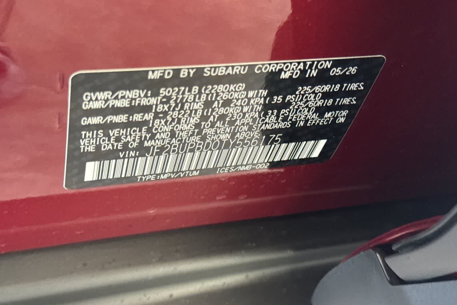 New 2026 Subaru Outback Premium AWD/4WD image 32