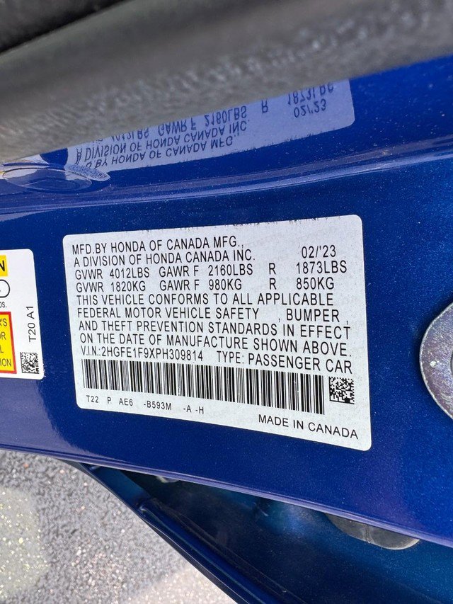 Used 2023 Honda Civic Touring image 30