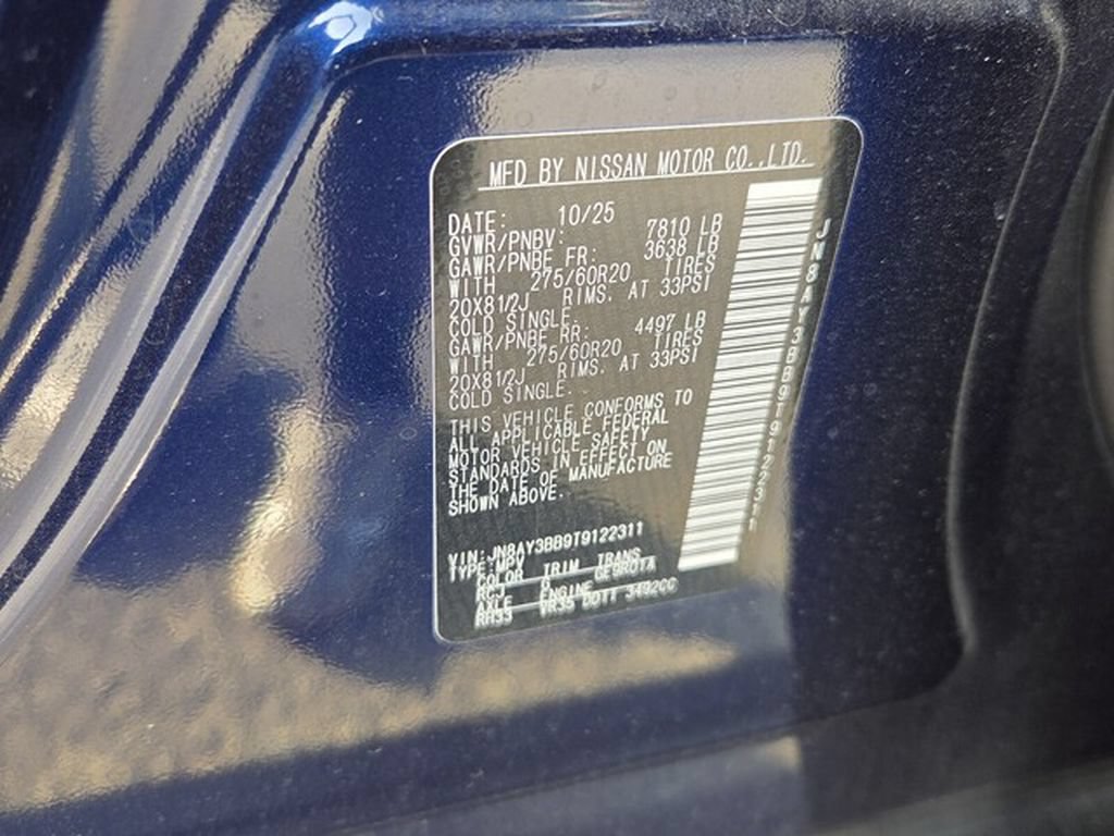 Used 2026 Nissan Armada SL w/ Captain's Chari Seat Package AWD/4WD image 7