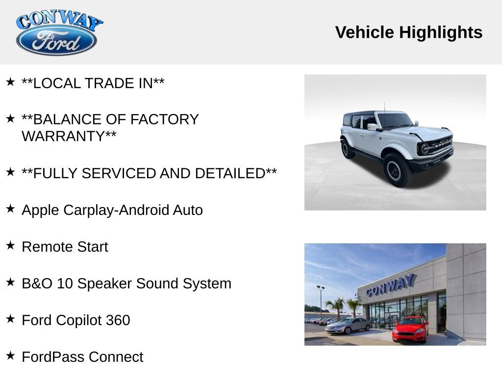 Used 2024 Ford Bronco Outer Banks w/ Sasquatch Package image 8