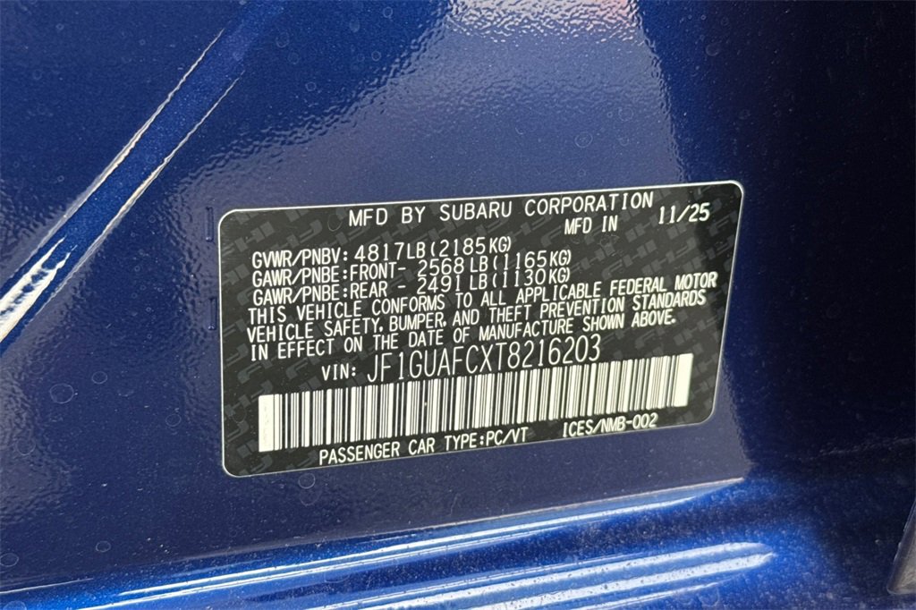 New 2026 Subaru Impreza 2.0i Sport image 35