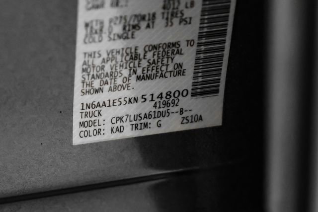 Used 2019 Nissan Titan PRO-4X AWD/4WD image 55