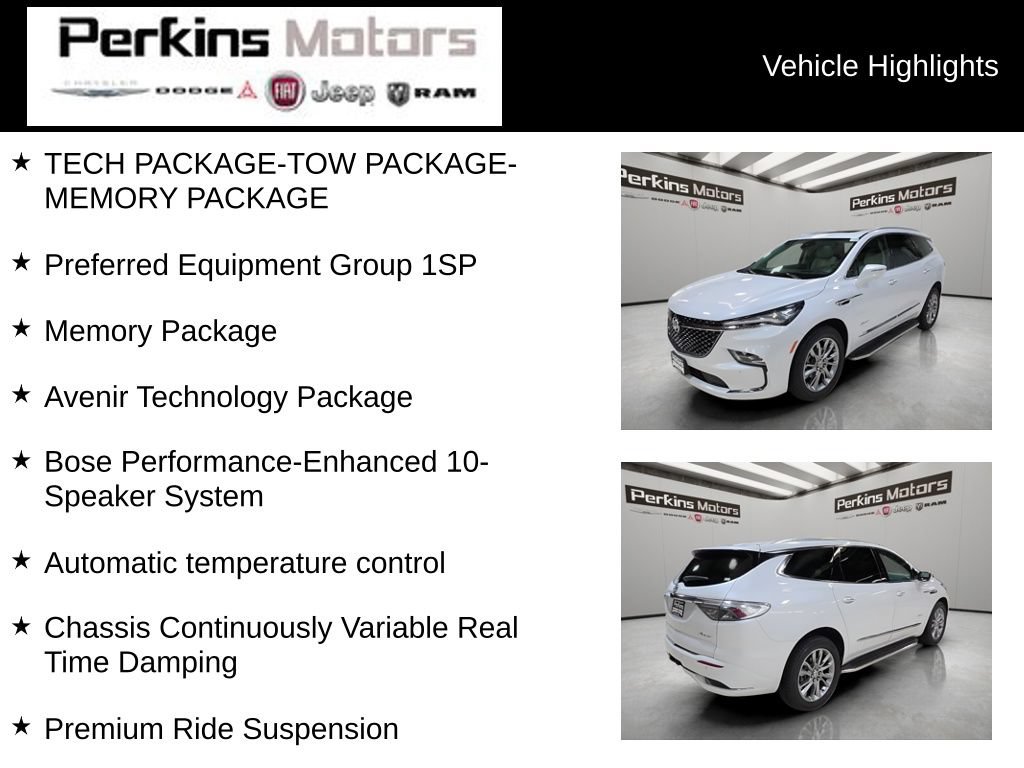 Used 2023 Buick Enclave Avenir w/ Avenir Technology Package AWD/4WD image 7