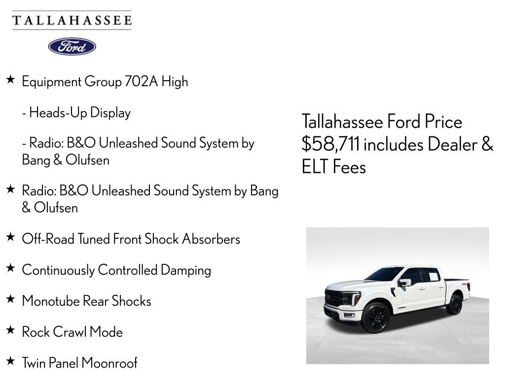 Certified 2024 Ford F150 Platinum w/ Equipment Group 702A High AWD/4WD image 15