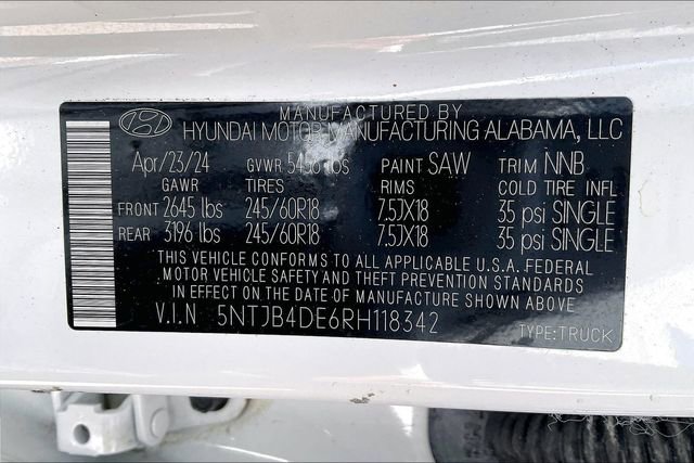 Certified 2024 Hyundai Santa Cruz SEL image 32