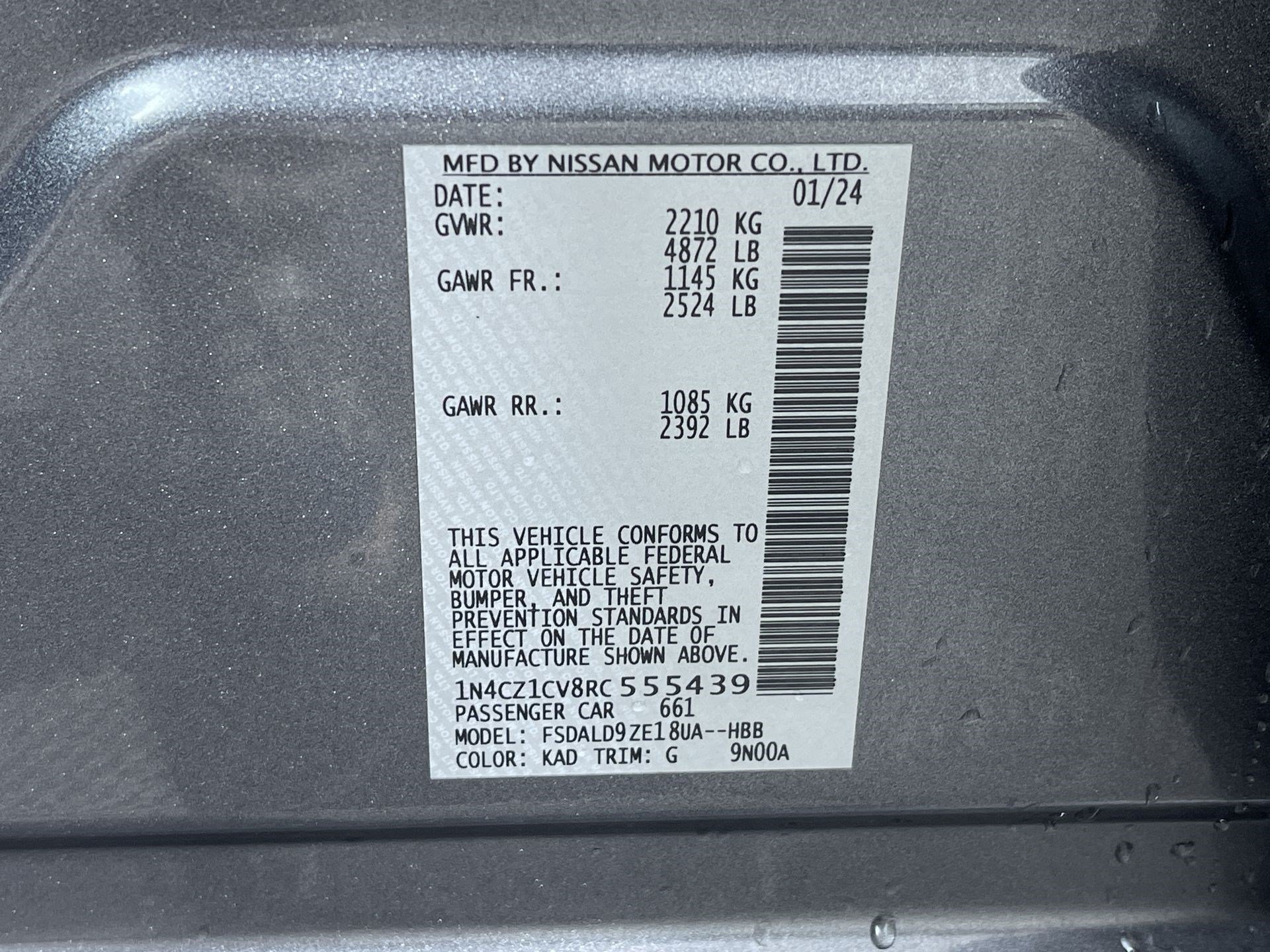 Certified 2024 Nissan Leaf SV Plus FWD image 12
