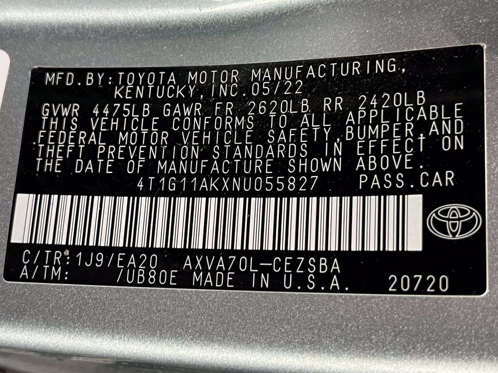 Used 2022 Toyota Camry SE w/ Carpet Mat Package (TMS) FWD image 18