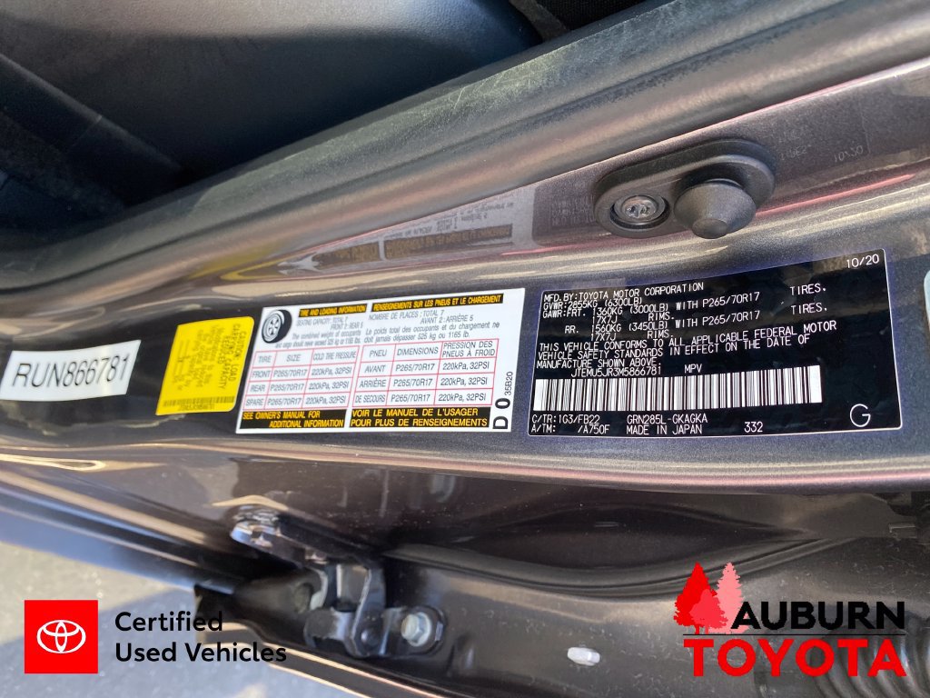 Certified 2021 Toyota 4Runner SR5 AWD/4WD image 26