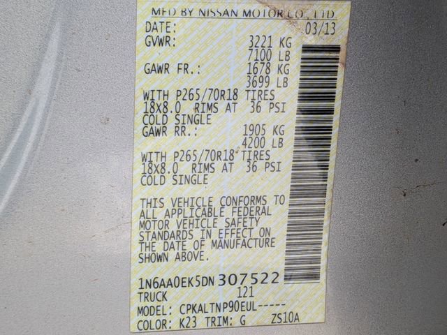 Used 2013 Nissan Titan SV image 33