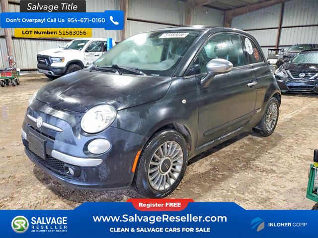 Used 2012 FIAT 500 Lounge w/ Luxury Leather Pkg