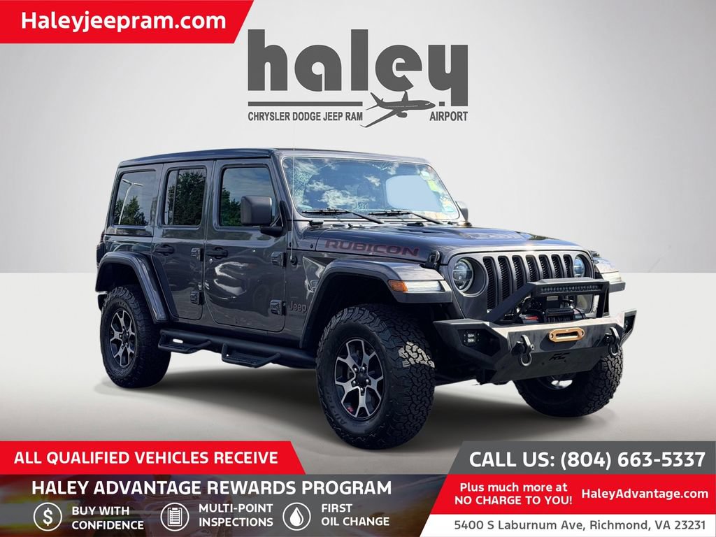 Used 2019 Jeep Wrangler Unlimited Rubicon w/ LED Lighting Group AWD/4WD image 1