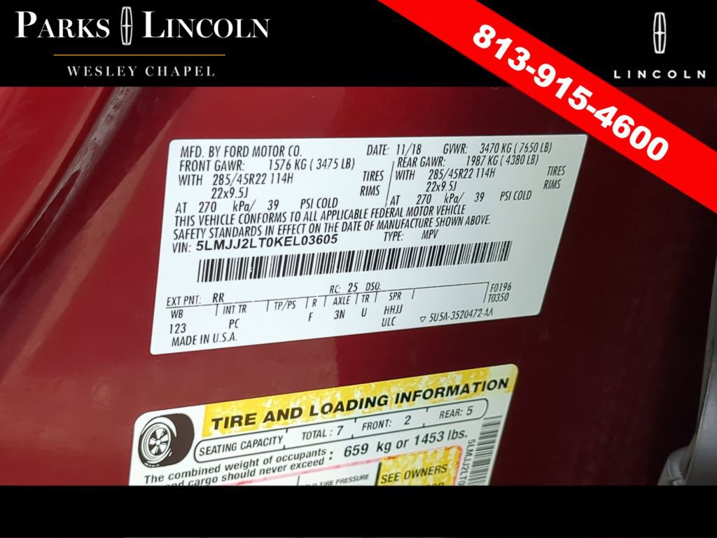 Used 2019 Lincoln Navigator Reserve w/ Cargo Package image 36